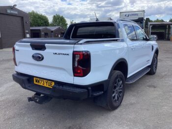 Ford Ranger Wildtrak – 73 Plate – White – Electric Roller Shutter